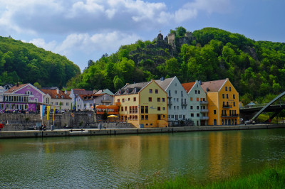 Stadtansicht mit Tachenstein